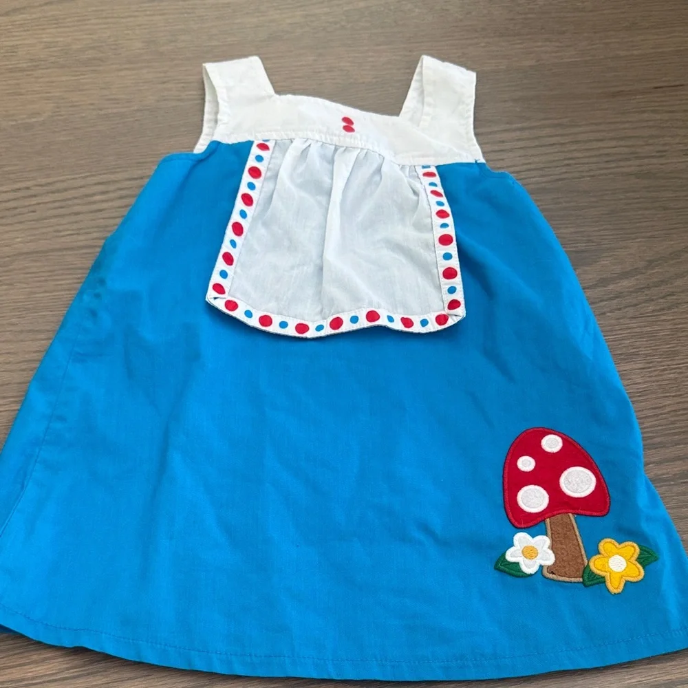 Gymboree White and Blue Striped Dress